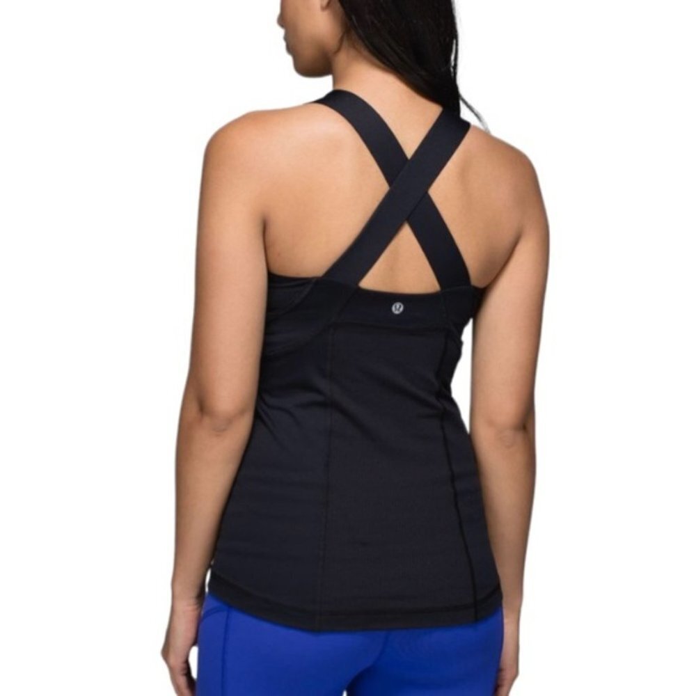 Lululemon Push Your Limits Tank Black size 6